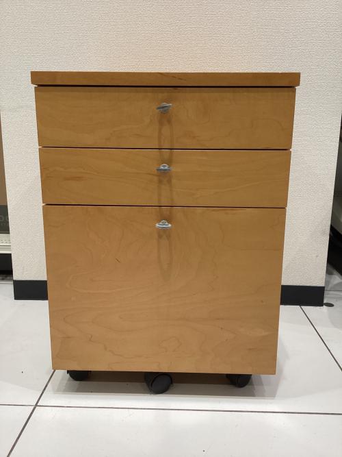 無印良品 (ムジルシリョウヒン) デスクワゴン ナチュラル