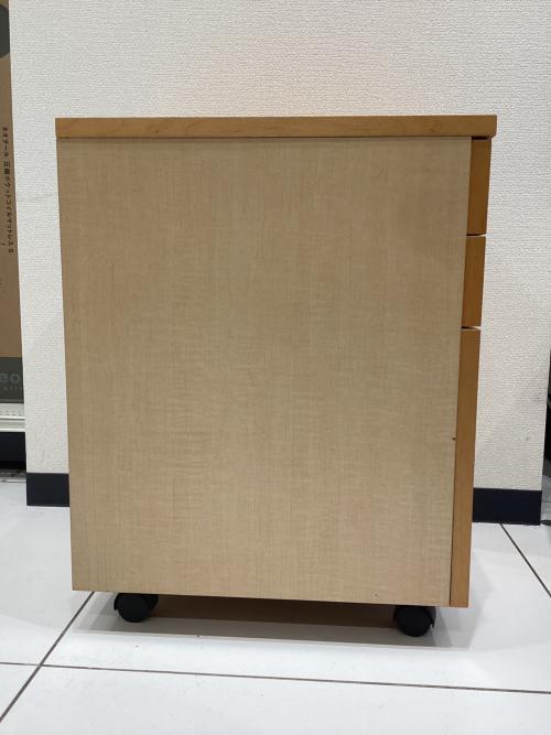 無印良品 (ムジルシリョウヒン) デスクワゴン ナチュラル