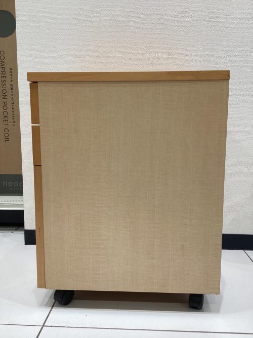 無印良品 (ムジルシリョウヒン) デスクワゴン ナチュラル