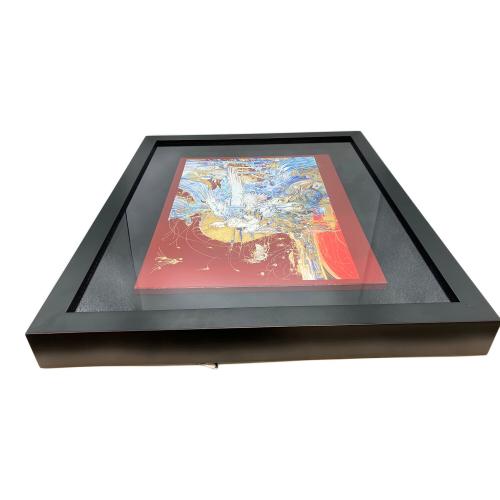 天野 喜孝 漆 朱 セミオーダー 飛天 V 作品番号：117 小傷・漆スレ有 作品保証書付 @ Π