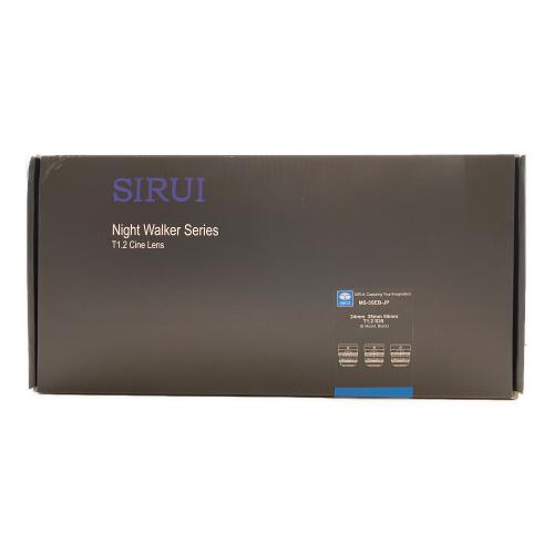 SIRUI (シルイ) シネマレンズセット MS-3SEB-JP Night Walker T1.2
