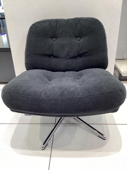 IKEA (イケア) 回転イージーチェア ブラック DYVLINGE