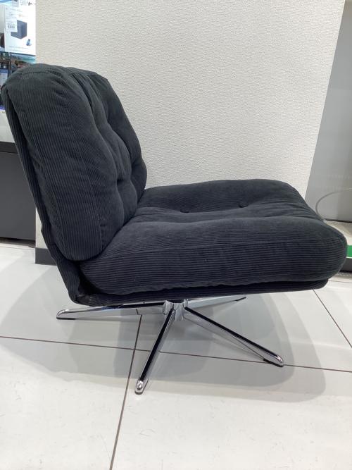 IKEA (イケア) 回転イージーチェア ブラック DYVLINGE