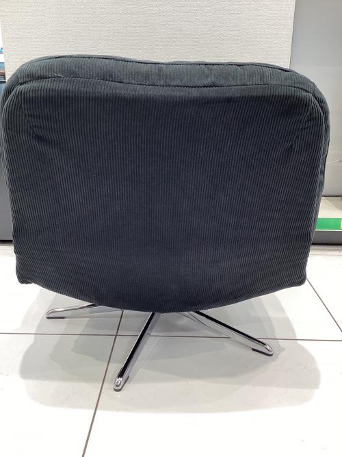 IKEA (イケア) 回転イージーチェア ブラック DYVLINGE