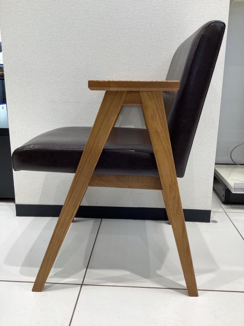 ダイニングチェアー 57 ブラック×ナチュラル DALE