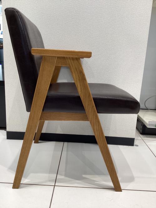 ダイニングチェアー 57 ブラック×ナチュラル DALE