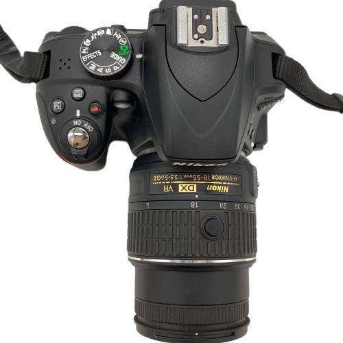 Nikon (ニコン) デジタル一眼レフカメラ D3300 18-55 VR Ⅱ Kit ※バッテリーチャージャー欠品のため動作未確認