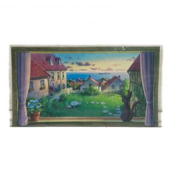 スタジオジブリ ウォールアート アニメグッズ 魔女の宅急便「ジジ、海が見えるよ」