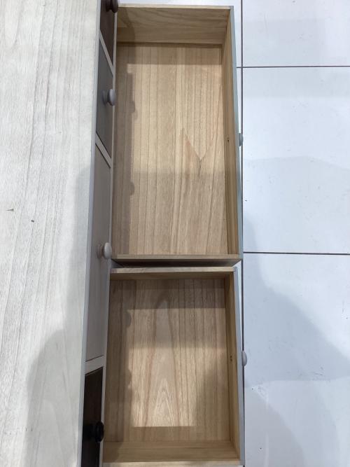 チェスト 収納11 ホワイト×マルチカラー