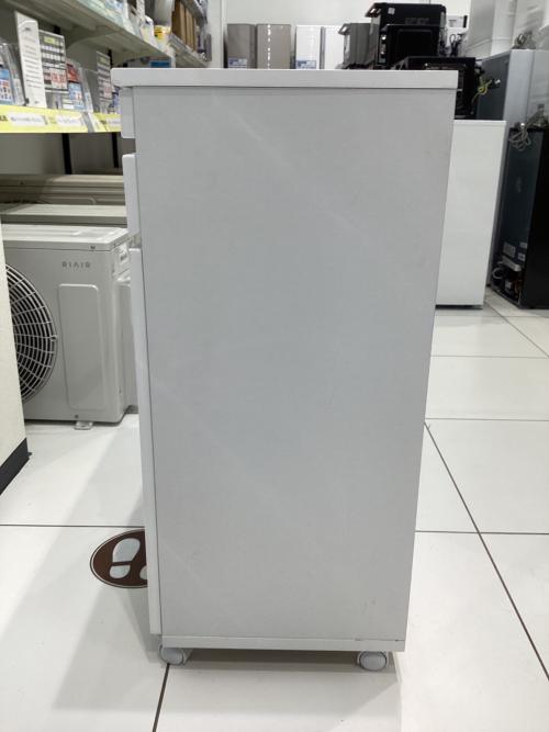 キッチンキャビネット キャスター付 ホワイト