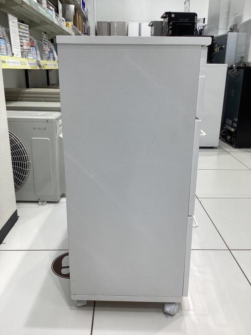 キッチンキャビネット キャスター付 ホワイト