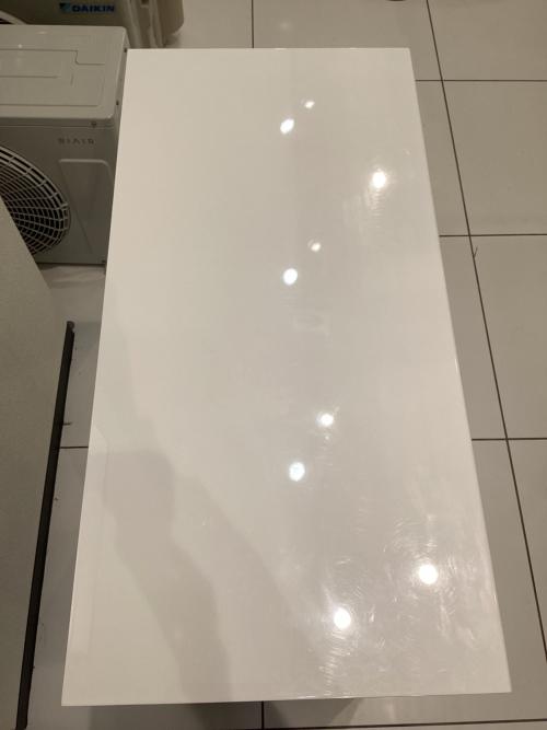 キッチンキャビネット キャスター付 ホワイト