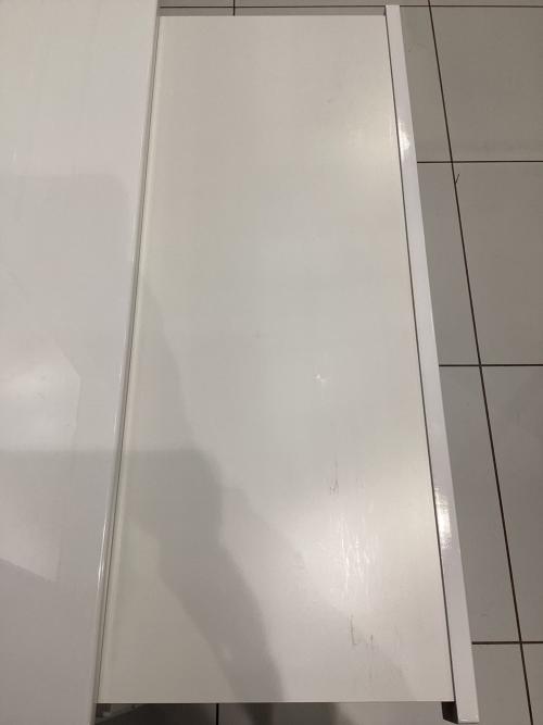 キッチンキャビネット キャスター付 ホワイト