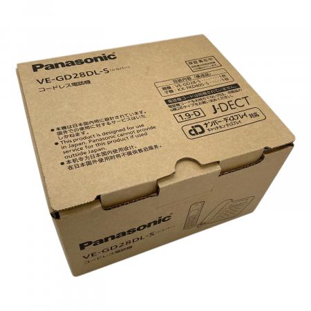 Panasonic (パナソニック) コードレス電話機 VE-GD28DL-S｜トレファク