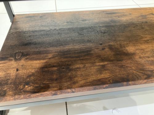 ニトリ ローボード ブラウン×ブラック ステイン 120N