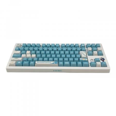 新品未開封】ぶいすぽっ！ ゲーミングキーボード 白波らむね 【公式通販】