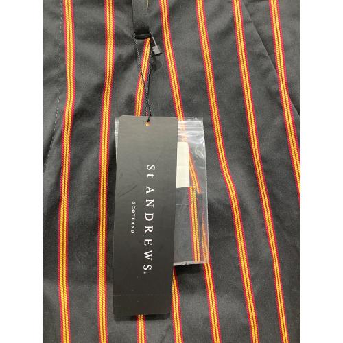 St ANDREWS (セントアンドリュース) ゴルフパンツ 042-9231803 メンズ SIZE L ブラック×イエロー