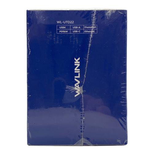 WAVLINK (ウェーブリンク) ドッキングステーション WL-UTD22 USB4 Dual 4K Docking Station