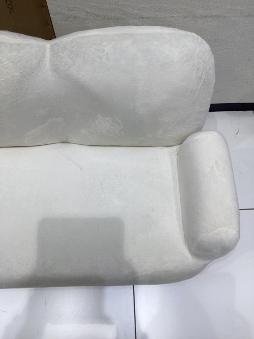 ニトリ ローソファー ホワイト ふっくらパン