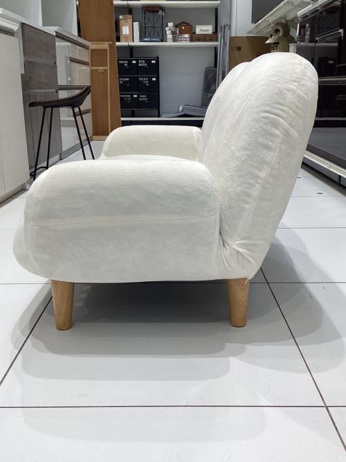 ニトリ ローソファー ホワイト ふっくらパン