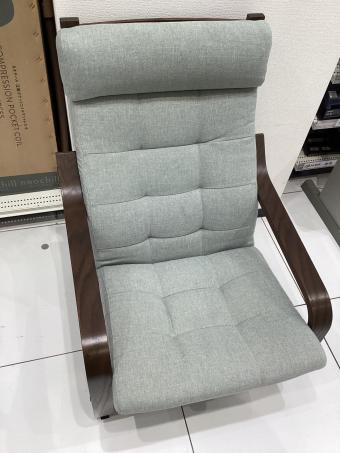 IKEA (イケア) パーソナルチェア グレー×ブラウン POANG