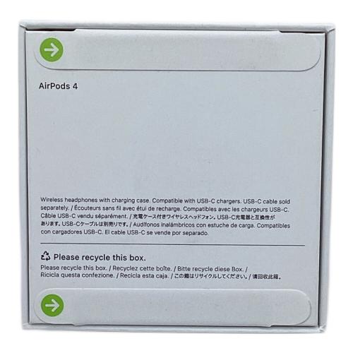 Apple (アップル) AirPods(第4世代) MXP63J/A