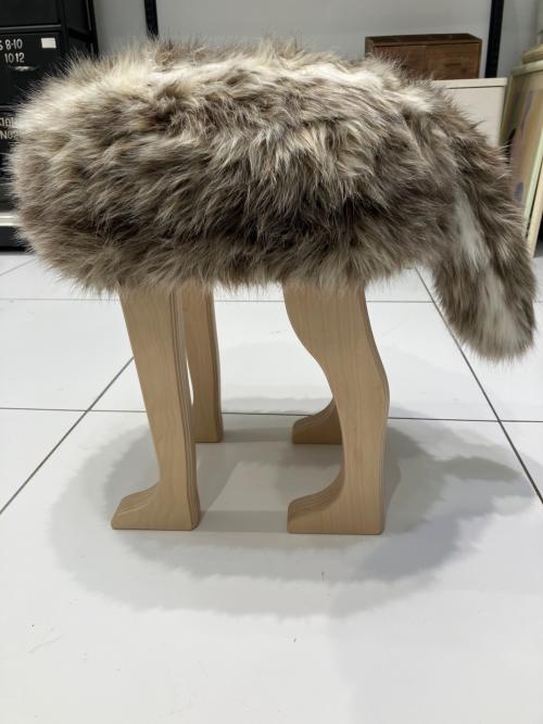 匠工芸 (タクミコウゲイ) アニマルスツール コヨーテブラウン