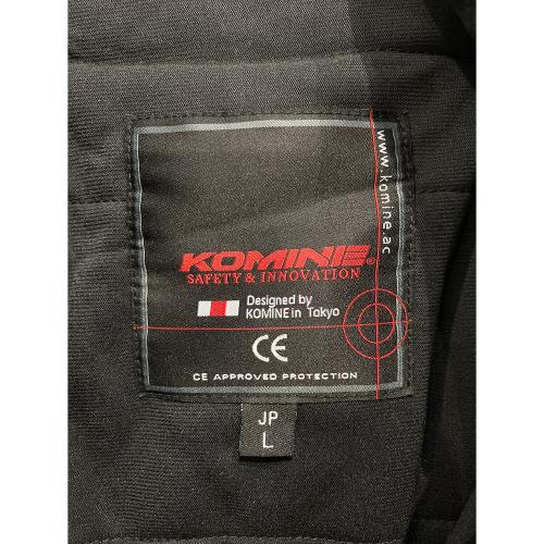 komine (コミネ) プロテクトソフトシェルウインターパーカ 07-579 メンズ SIZE L オリーブ
