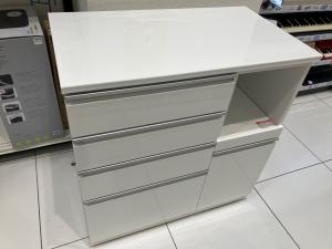 ニトリ キッチンカウンター 302 ホワイト レジューム90