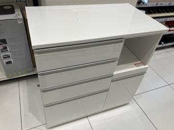 ニトリ キッチンカウンター 302 ホワイト レジューム90