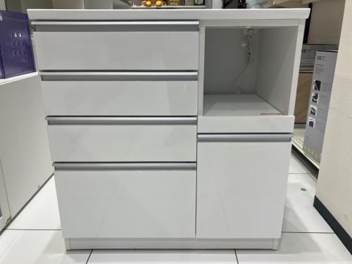 ニトリ キッチンカウンター 302 ホワイト レジューム90