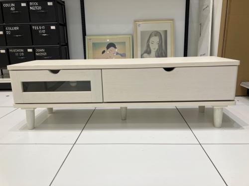 ニトリ ローボード 120WW ホワイト ルフィ2