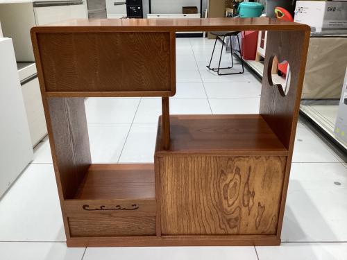 飾り棚 あじろ民芸 @ 76cm×76cm×35.5cm ブラウン