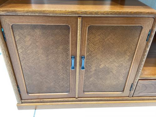 飾り棚 あじろ民芸 @ 76cm×76cm×35.5cm ブラウン