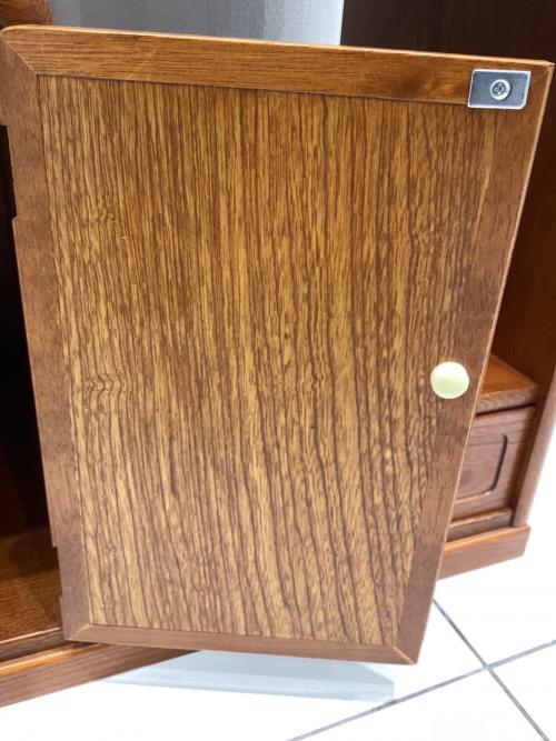 飾り棚 あじろ民芸 @ 76cm×76cm×35.5cm ブラウン