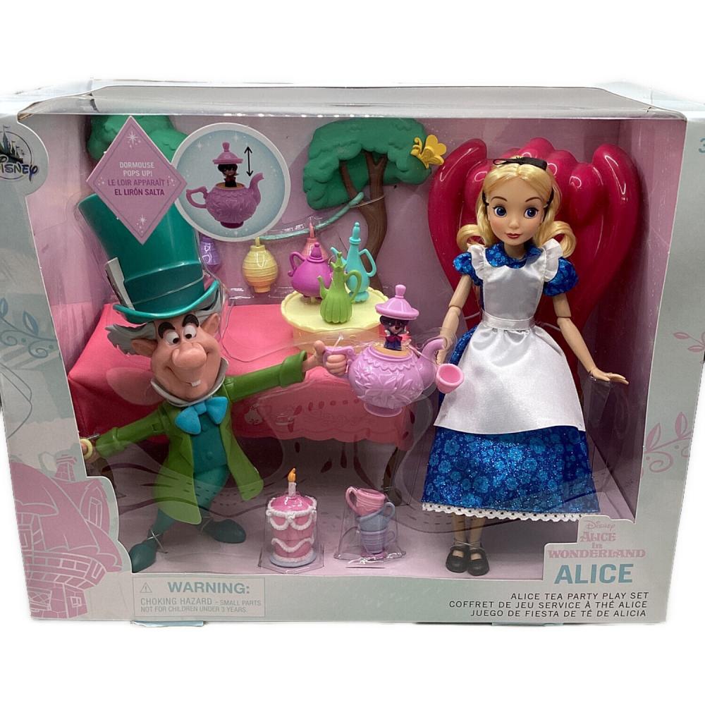 ディズニー　不思議の国のアリス ティーパーティー【新品未使用】希少 DISNEY (ディズニー) アリス ティーパーティープレイセット 人形