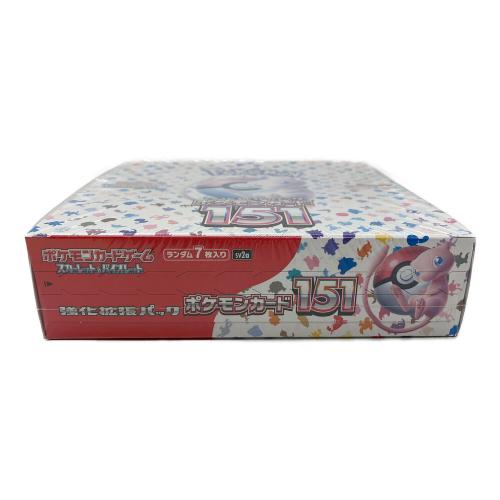ポケモン スカーレット&バイオレット 強化拡張パック ポケモンカード151 BOX