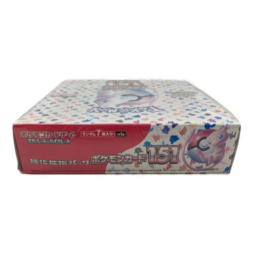 ポケモン スカーレット&バイオレット 強化拡張パック ポケモンカード151 BOX