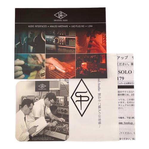 UNIVERSAL AUDIO (ユニバーサルオーディオ) オーディオインターフェース apollo solo