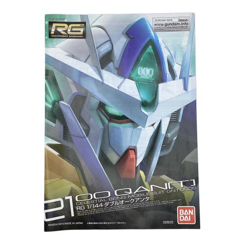 BANDAI (バンダイ) RG 1/144 GNT-0000 ダブルオークアンタ ガンプラ