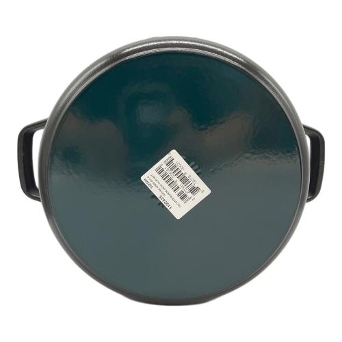 Staub (ストウブ) 両手鍋 1102425 SIZE 24cm ブラック ココット・ラウンド