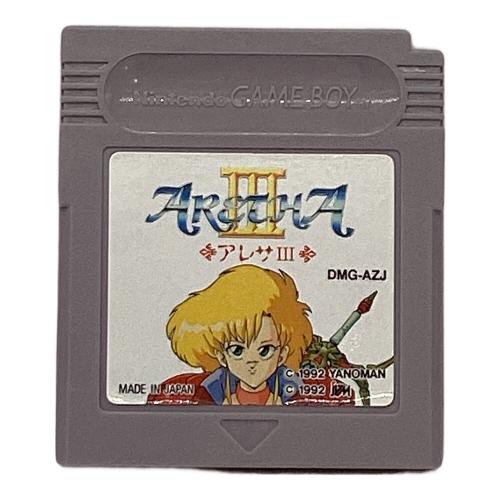 アレサⅢ ゲームボーイ用ソフト 動作確認済 -