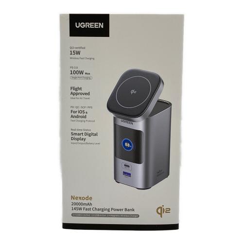 UGREEN (ユーグリーン) マグネット付モバイルバッテリー 4-in-1 20000mAh 145W ② PSEマーク(モバイルバッテリー)有