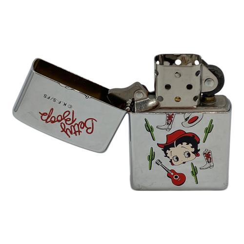 ZIPPO (ジッポ) オイルライター 2002年製 ベティ・ブープ