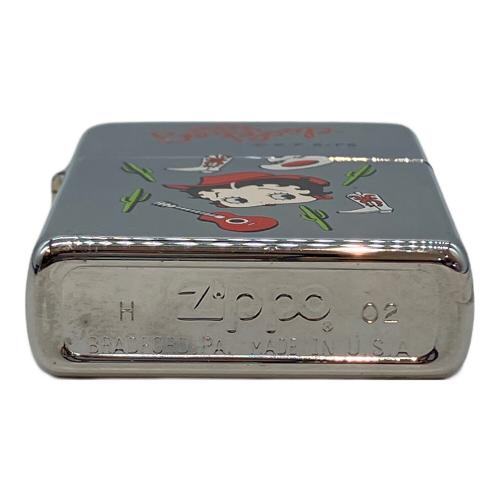 ZIPPO (ジッポ) オイルライター 2002年製 ベティ・ブープ