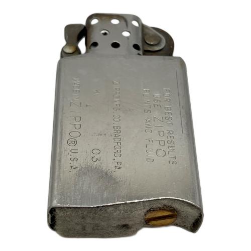 ZIPPO (ジッポ) オイルライター 2003年製 ヘコミ・ヒンジグラツキ有 スリムタイプ