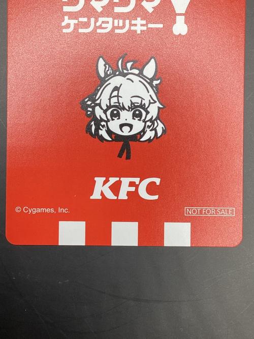 ウマ娘 プリティダービー ダンツフレーム トレーディングカード サインコメント付 ケンタッキーコラボ