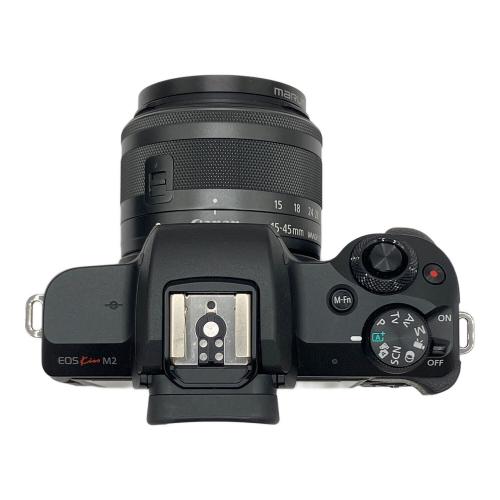 CANON (キヤノン) デジタル一眼レフカメラ EOS Kiss M2 ダブルズームキット DS126843