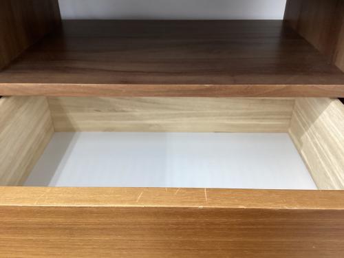 UNICO (ウニコ) テレビボード ブラウン 145 引き出し付き ホクストン