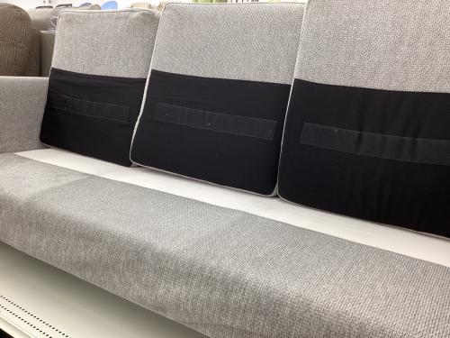 FLANNEL SOFA (フランネルソファ) 3人掛けソファー グレー×ナチュラル 68 ファブリック NOOK